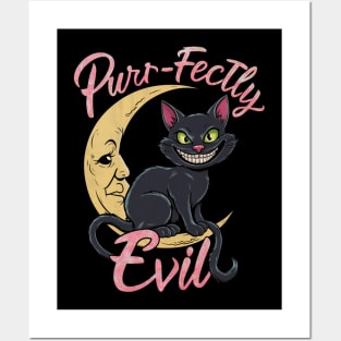 purr-fectly evil Posters and Art